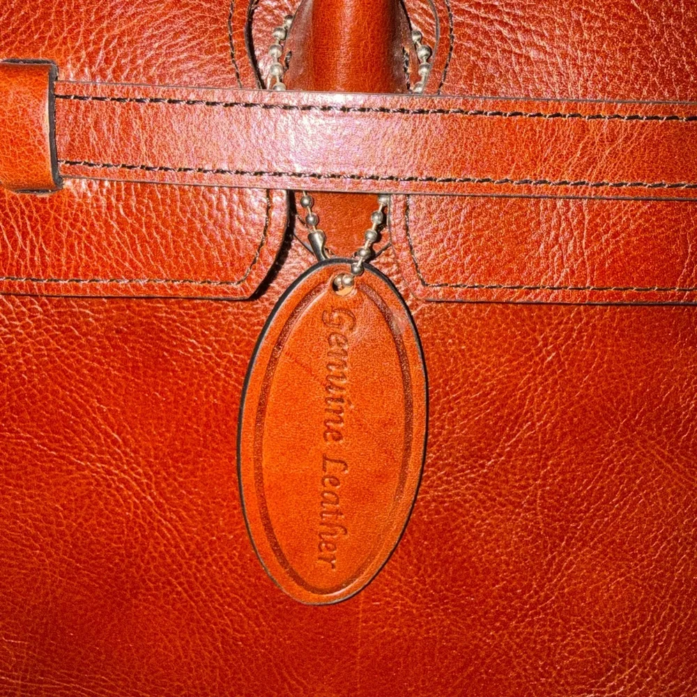 Pelle Studio Classic Brown Leather Satchel - Picture 4 of 8